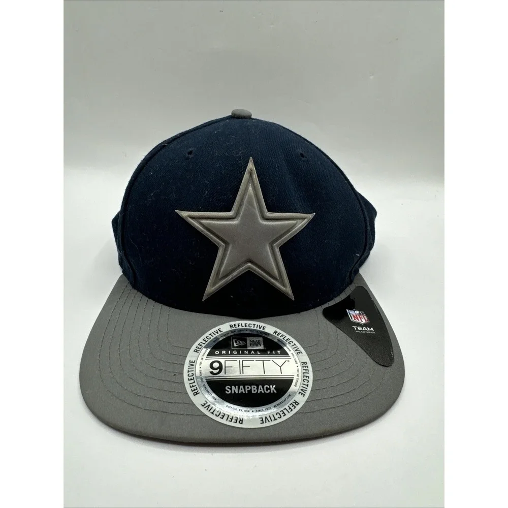 Dallas Cowboys Hat NFL New Era Original‎ Fit 9FIFTY SNAPBACK Navy and Gray Tags